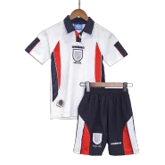 England Home Jersey Kit 1998 Kids(Jersey+Shorts) - goaljerseys