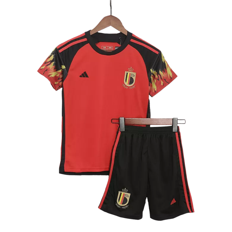 Belgium Home Jersey Kit 2022 Kids(Jersey+Shorts) - gojersey