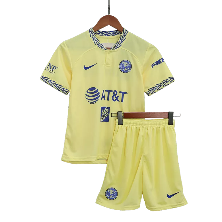 Club America Home Jersey Kit 2022/23 Kids(Jersey+Shorts) - gojersey