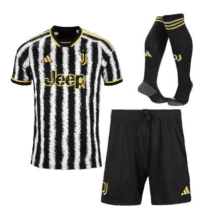 Juventus Home Jersey Kit 2023/24 Kids(Jersey+Shorts+Socks) - gojerseys