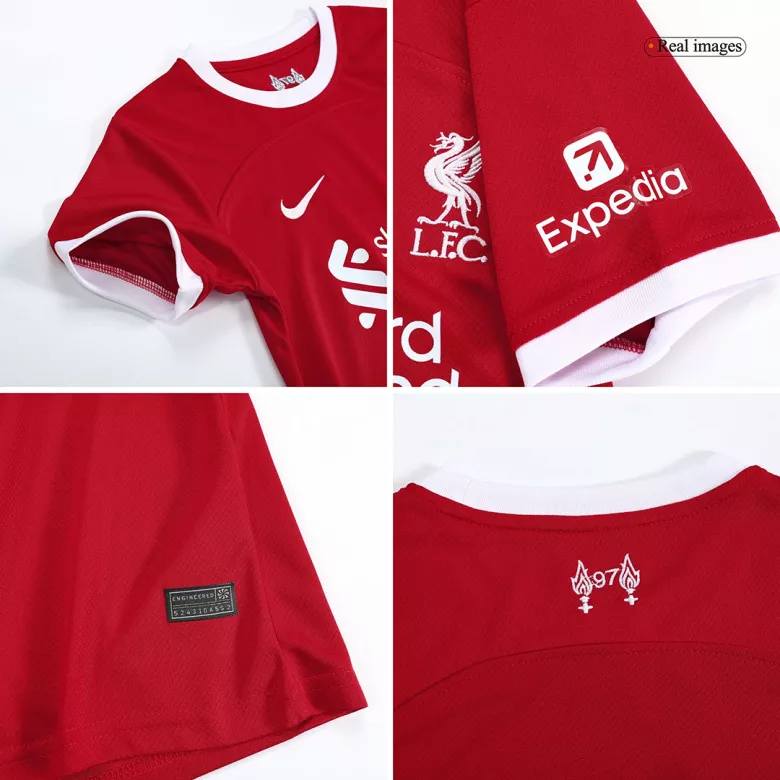 Liverpool Home Jersey Kit 2023/24 Kids(Jersey+Shorts+Socks) - gojersey