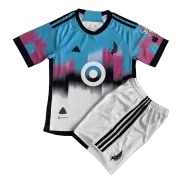 Minnesota United FC Away Jersey Kit 2023 Kids(Jersey+Shorts) - goaljerseys