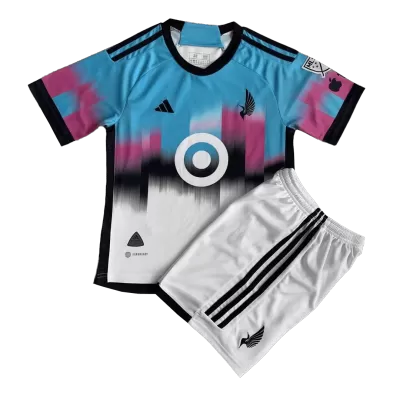 Minnesota United FC Away Jersey Kit 2023 Kids(Jersey+Shorts) - gojersey