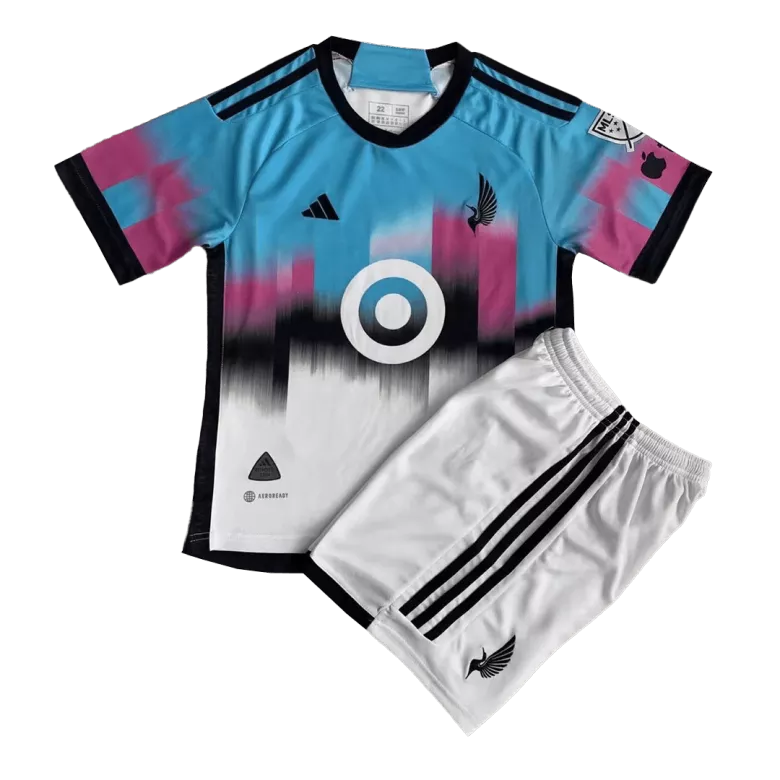 Minnesota United FC Away Jersey Kit 2023 Kids(Jersey+Shorts) - gojersey