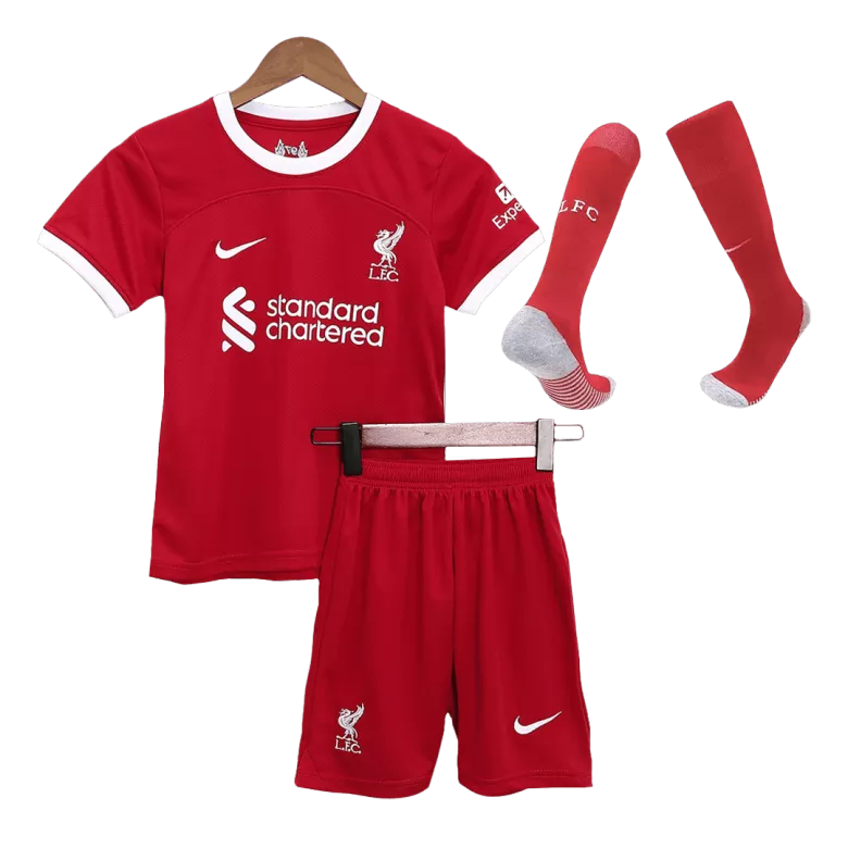 Liverpool Home Jersey Kit 2023/24 Kids(Jersey+Shorts+Socks) - gojersey