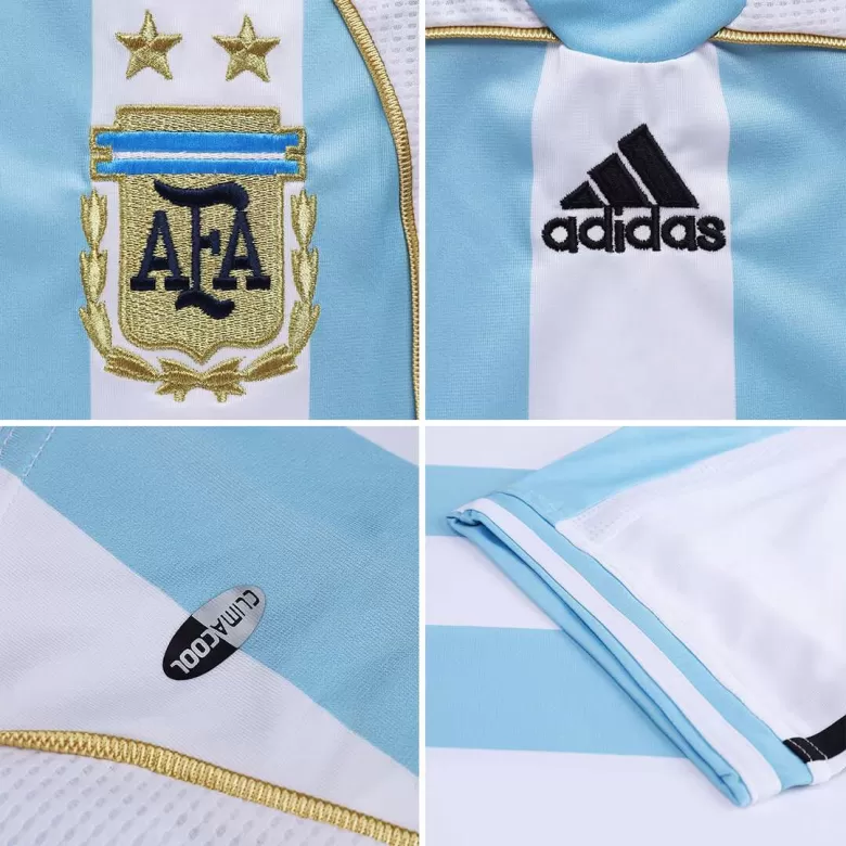 Argentina MESSI #19 Home Jersey Retro 2006 - gojersey