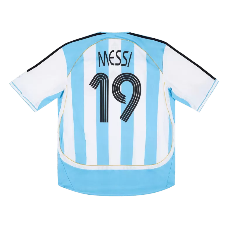 Argentina MESSI #19 Home Jersey Retro 2006 - gojersey