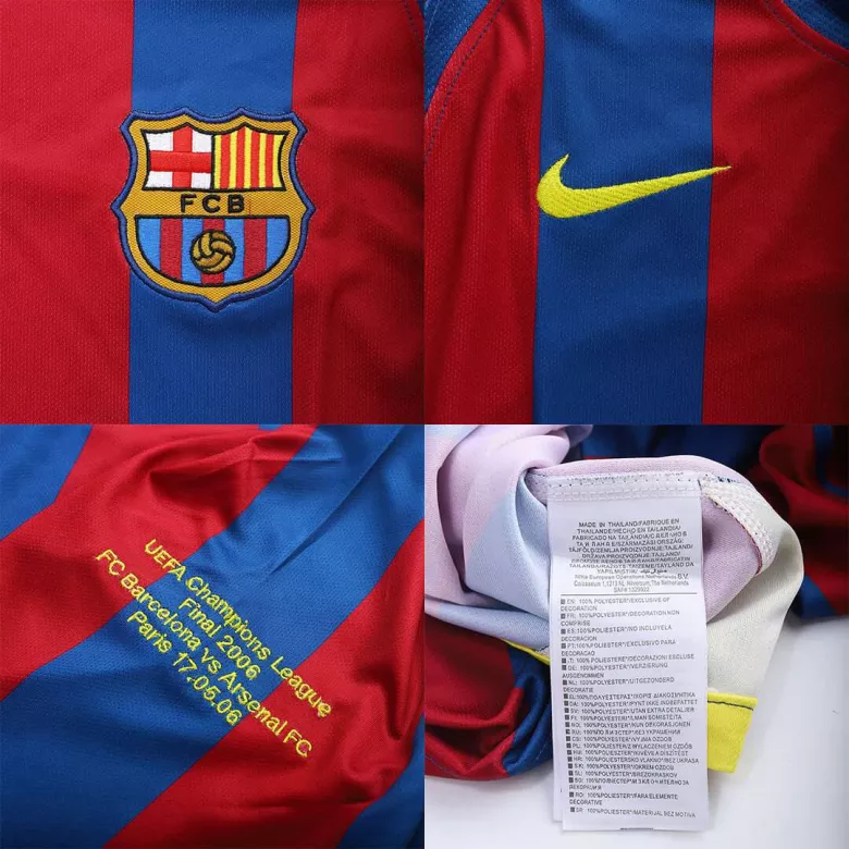 Barcelona MESSI #30 Home Jersey Retro 2005/06 - UCL Final - gojersey