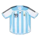 Argentina MESSI #19 Home Jersey Retro 2006 - gojerseys