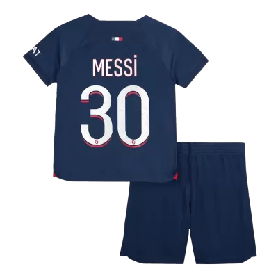 PSG MESSI #30 Home Jersey Kit 2023/24 Kids(Jersey+Shorts) - gojersey