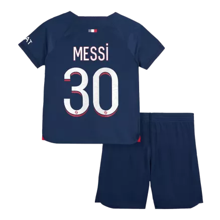 PSG MESSI #30 Home Jersey Kit 2023/24 Kids(Jersey+Shorts) - gojerseys
