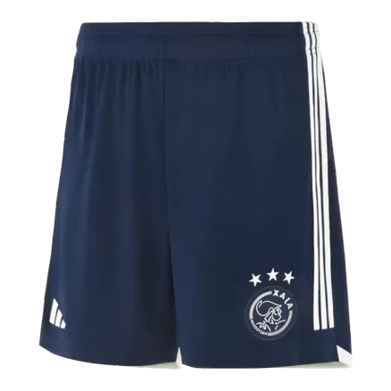 Ajax Away Soccer Shorts 2023/24 - gojerseys