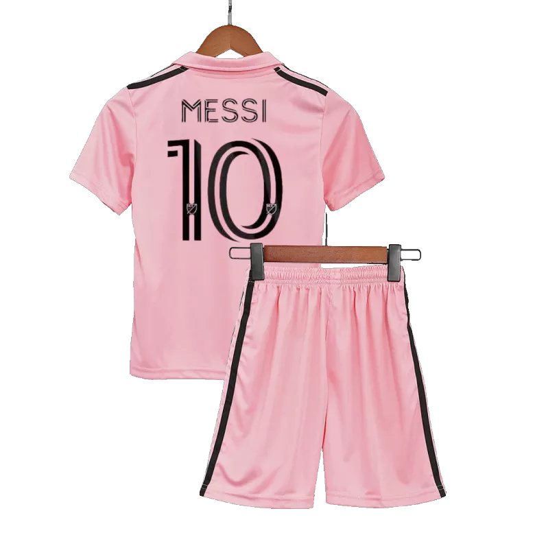 Inter Miami CF MESSI #10  "Messi GOAT" Home Jersey Kit 2023 Kids(Jersey+Shorts) - gojersey