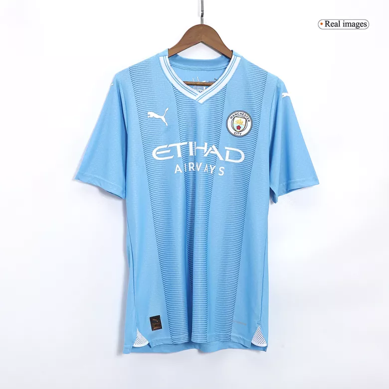 Manchester City DE BRUYNE #17 Home Jersey Authentic 2023/24 - gojersey