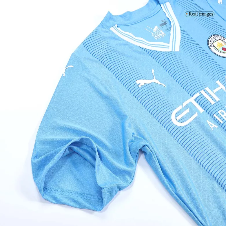 CHAMPIONS #23 Manchester City Home Jersey Authentic 2023/24 - gojersey