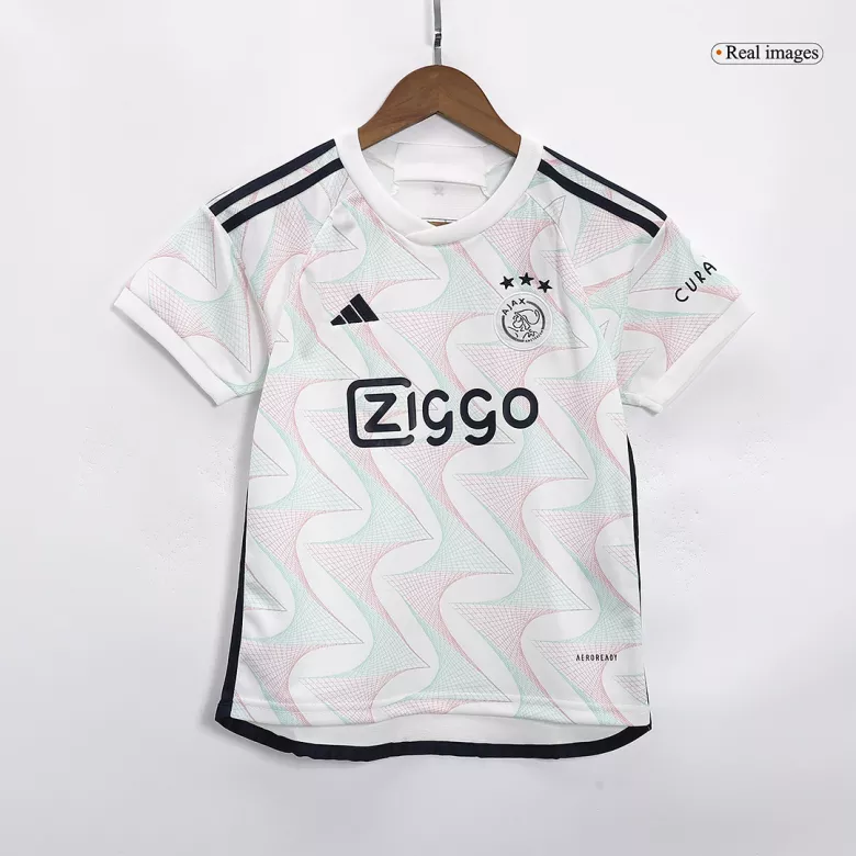 Ajax Away Jersey Kit 2023/24 Kids(Jersey+Shorts) - gojerseys