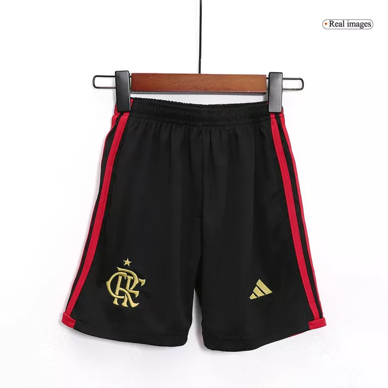 CR Flamengo Away Jersey Kit 2023/24 Kids(Jersey+Shorts) - gojersey