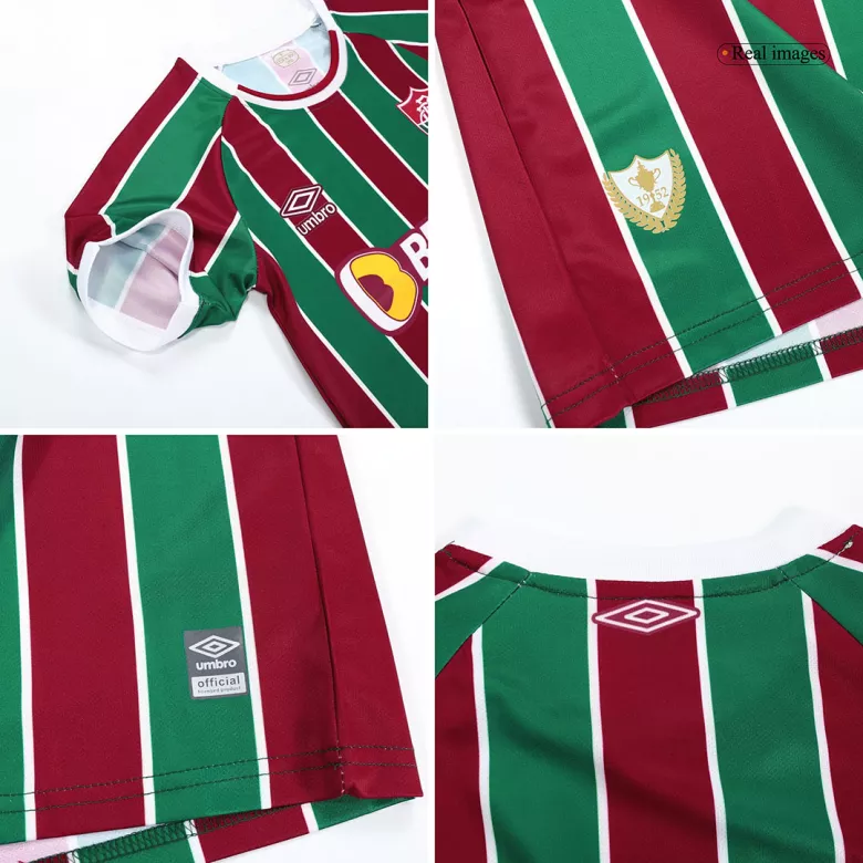 Fluminense FC Away Jersey Kit 2023/24 Kids(Jersey+Shorts) - gojersey