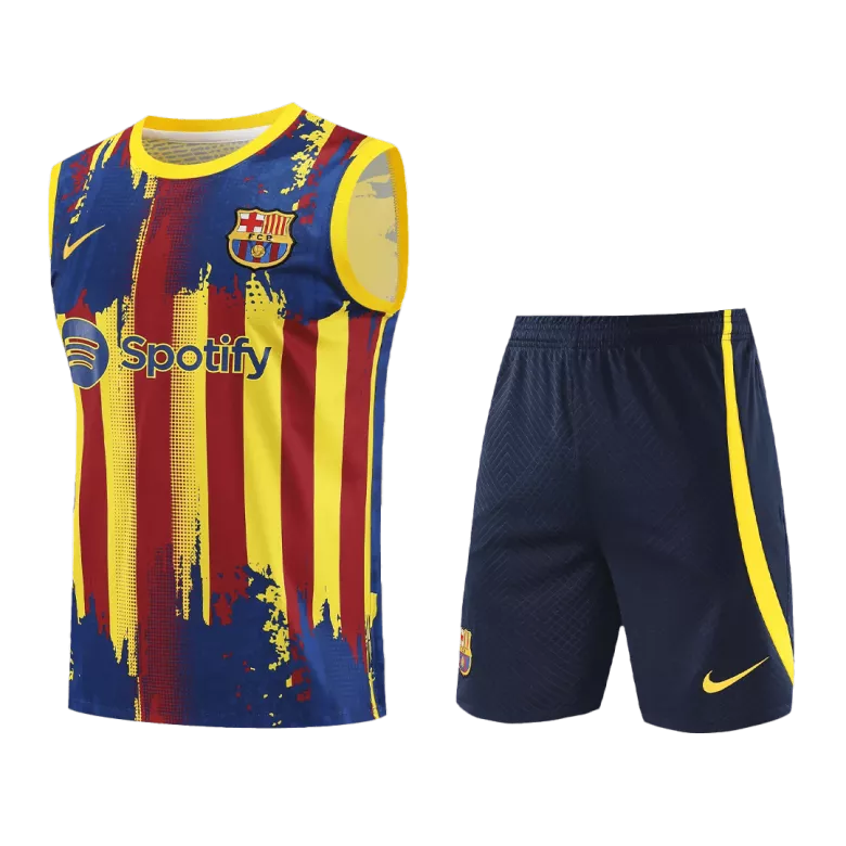 Barcelona Sleeveless Training Jersey Kit 2023/24 - gojerseys