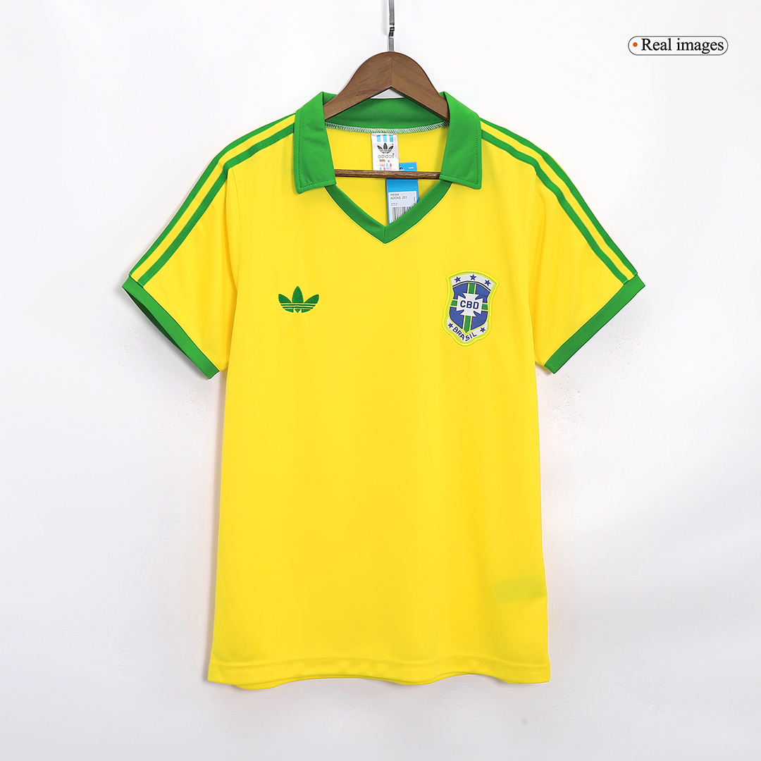 Brazil Ronaldo #20 Retro Jersey Home World Cup 1994