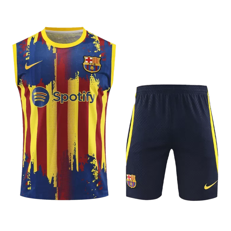 Barcelona Sleeveless Training Jersey Kit 2023/24 - gojerseys