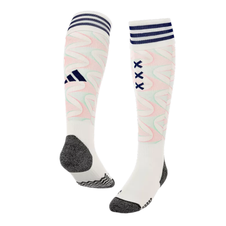 Ajax Away Soccer Socks - Kid - gojersey