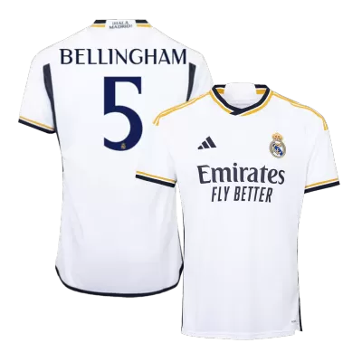 Real Madrid BELLINGHAM #5 Home Jersey 2023/24 - gojersey