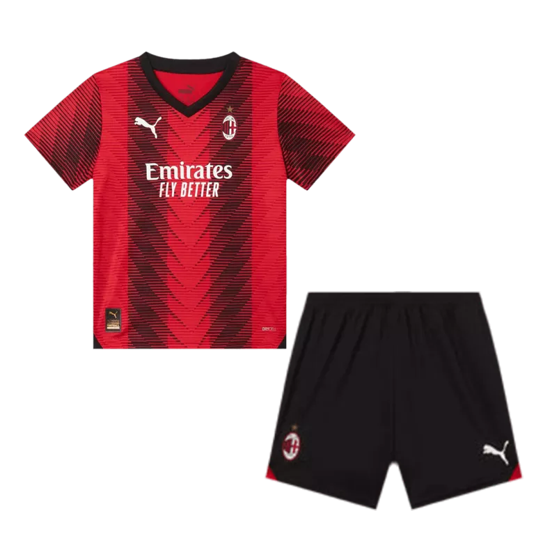 AC Milan Home Jersey Kit 2023/24 Kids(Jersey+Shorts+Socks) - gojersey