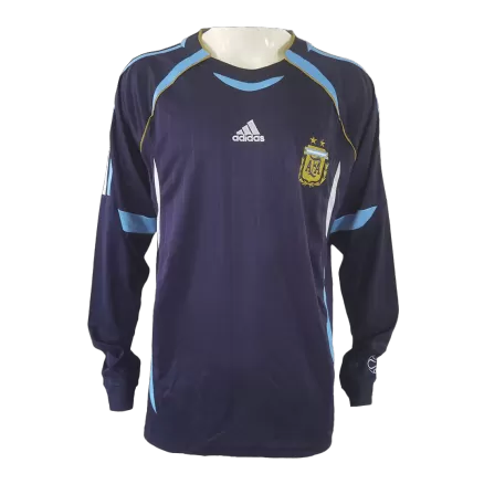 Argentina Away Jersey Retro 2006 - Long Sleeve - gojerseys