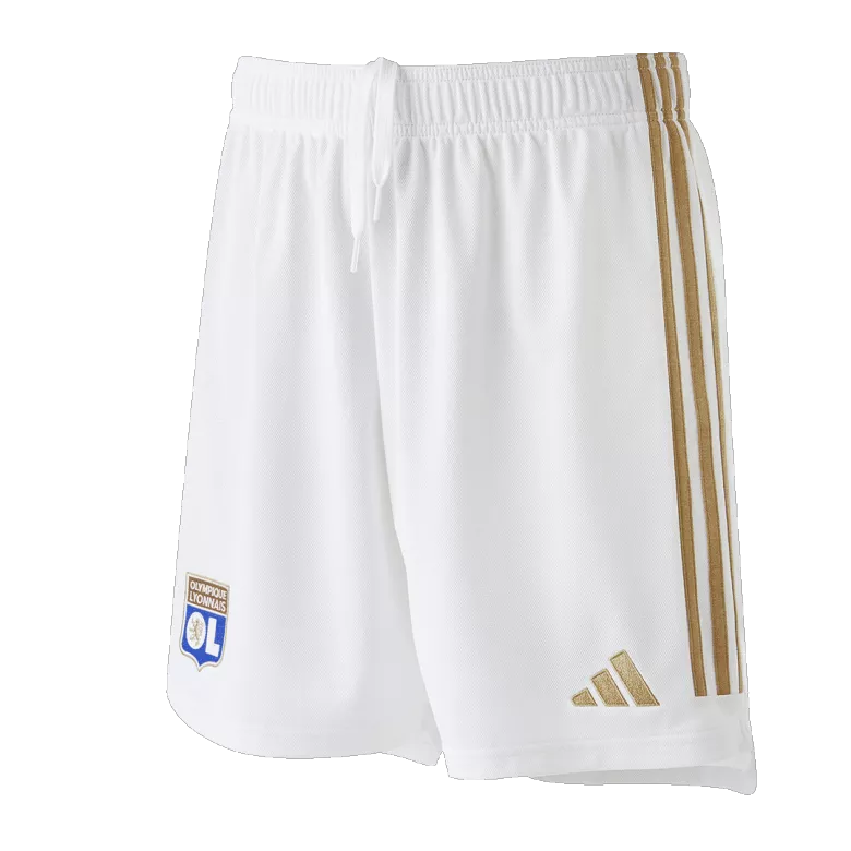 Olympique Lyonnais Home Soccer Shorts 2023/24 - gojersey
