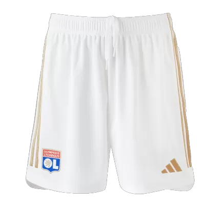 Olympique Lyonnais Home Soccer Shorts Authentic 2023/24 - gojersey