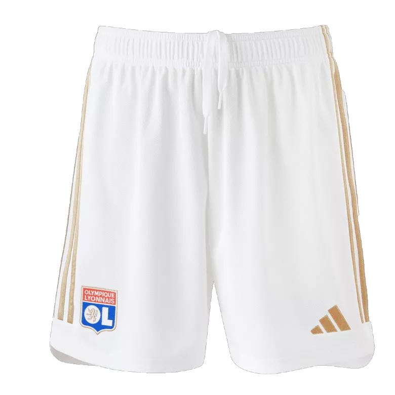 Olympique Lyonnais Home Soccer Shorts 2023/24 - gojersey