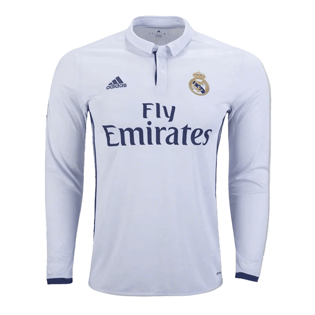 Real Madrid 2002 Home Interc. Cup Long-Sl. Jersey [Free Shipping]