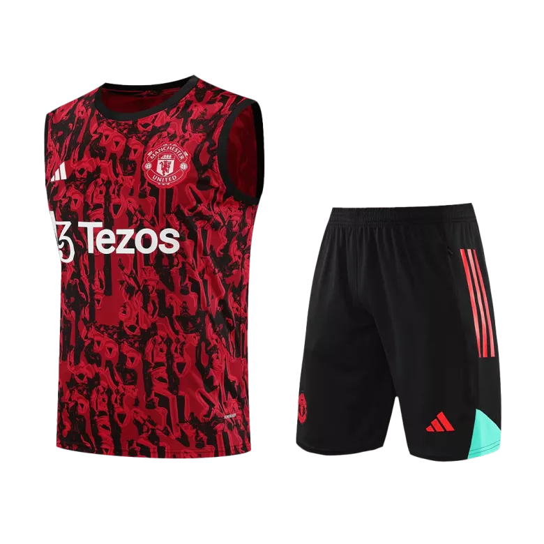 Manchester United Sleeveless Training Jersey Kit 2023/24 - gojersey