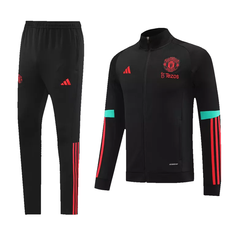 Manchester United Training Kit 2023/24 - Black (Jacket+Pants) - gojersey
