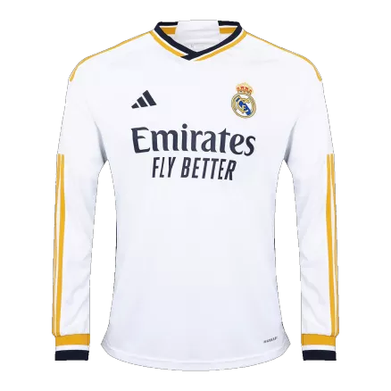 Real Madrid Long Sleeve Home Jersey 2023/24 - gojerseys