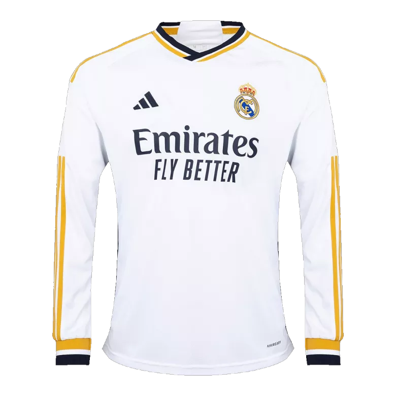 Real Madrid Long Sleeve Home Jersey 2023/24 - gojersey