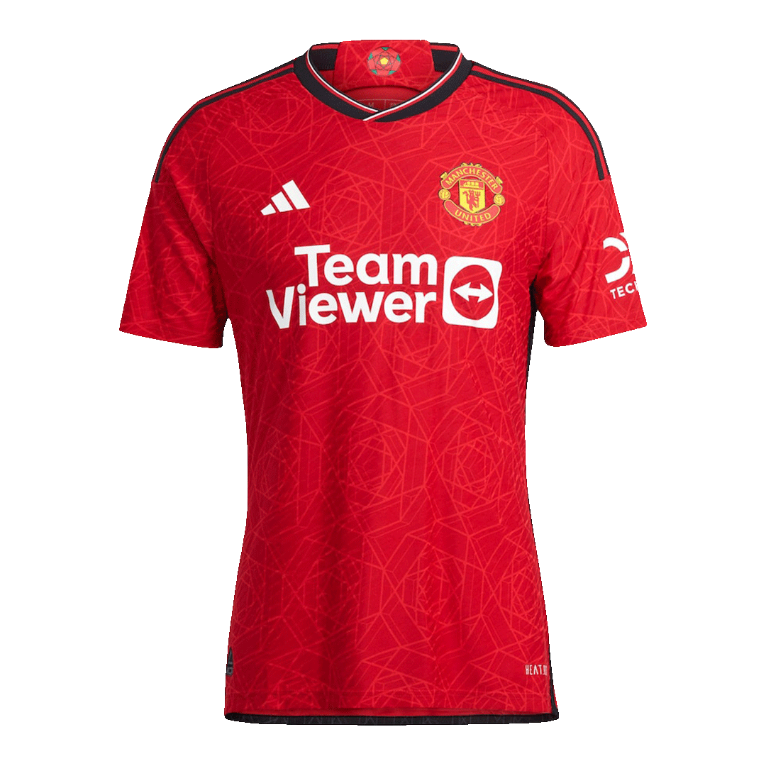 Manchester United 2021 2022 Official Jersey Long Sleeve UCL