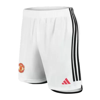 Manchester United Home Soccer Shorts 2023/24 - gojersey