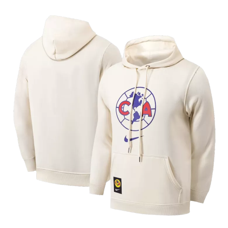 Club America Sweater Hoodie 2023/24 - Cream - gojersey