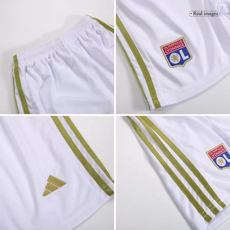 Olympique Lyonnais Home Jersey Kit 2023/24 Kids(Jersey+Shorts) - gojersey