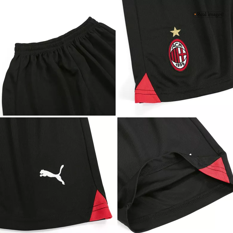 AC Milan Home Jersey Kit 2023/24 Kids(Jersey+Shorts) - gojersey