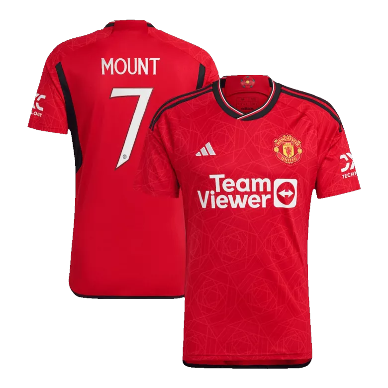 Manchester United MOUNT #7 Home Jersey 2023/24 - UCL Edition - gojerseys