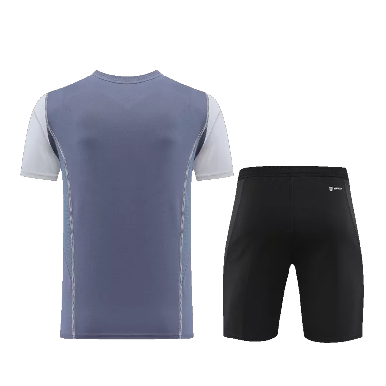Customize Team Gray Soccer Jerseys Kit(Shirt+Short) - gojersey
