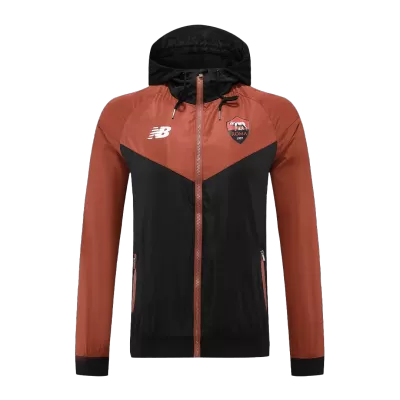Roma Hoodie Jacket 2022/23 Red&Black - gojersey