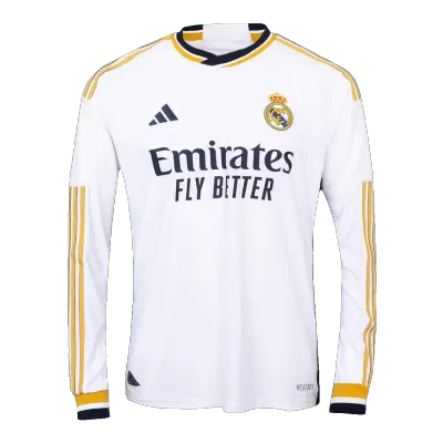 Authentic Real Madrid Long Sleeve Home Jersey 2023/24 - gojersey