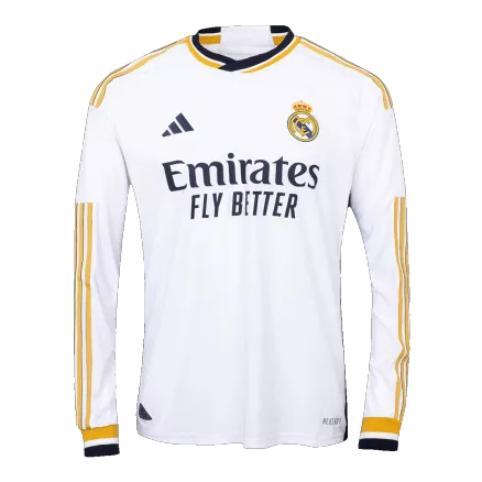 Authentic Real Madrid Long Sleeve Home Jersey 2023/24 - gojerseys