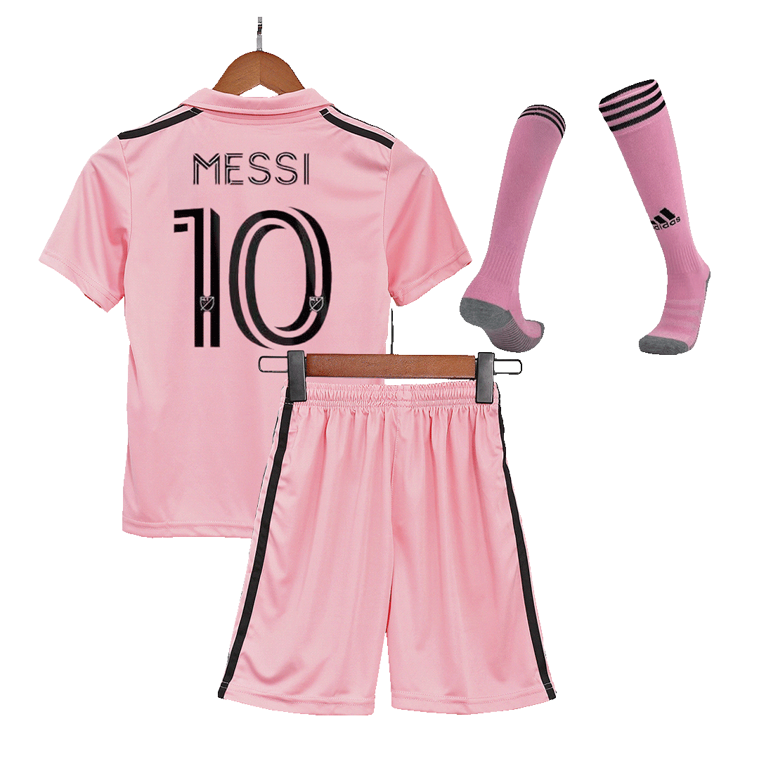 Inter Miami CF MESSI #10 Home Jersey Kit 2022 Kids(Jersey+Shorts+Socks