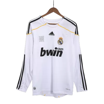 Real Madrid Home Jersey Retro 2009/10 - Long Sleeve - gojersey