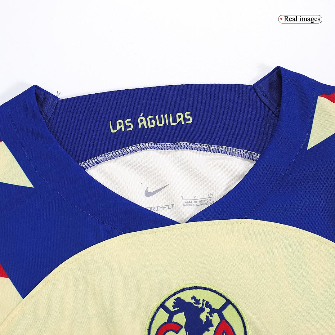 Club America Jersey Las Aguilas Black & Yellow Retro Soccer 